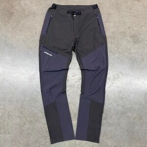 Patagonia Pants Womens 4 Alt-via Alpine Pants Hiking Purple Color Block Two Tone